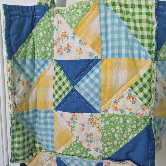 Floral Quilted Patchwork Soft Tote Bag Cottagecore! - Picture 5 of 7